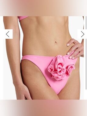 MAGDA BUTRYM Ruffled low-rise bikini briefs